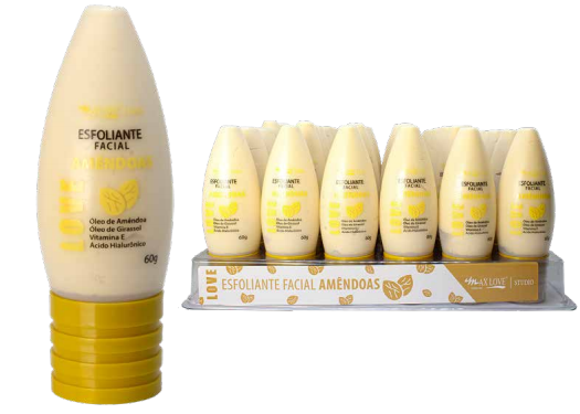 SFOLIANTE FACIAL AMÊNDOAS COM 48 UNIDADES