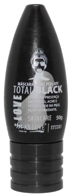 MÁSCARA FACIAL PEEL OFF TOTAL BLACK  COM 48 UNIDADES