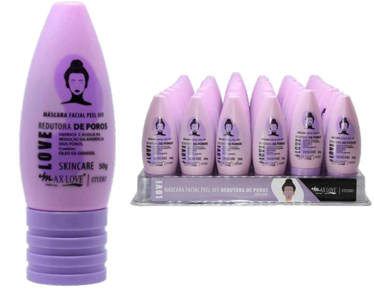 MÁSCARA FACIAL PEEL OFF REDUTORA DE POROS COM 48 UNIDADES