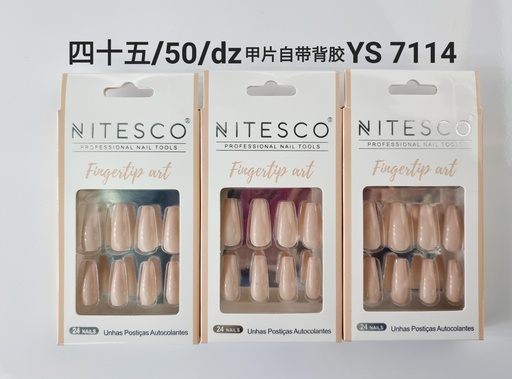 [YS-7114] [12u/cx]Uñas postizas 69 piezas - Modelo 5476551